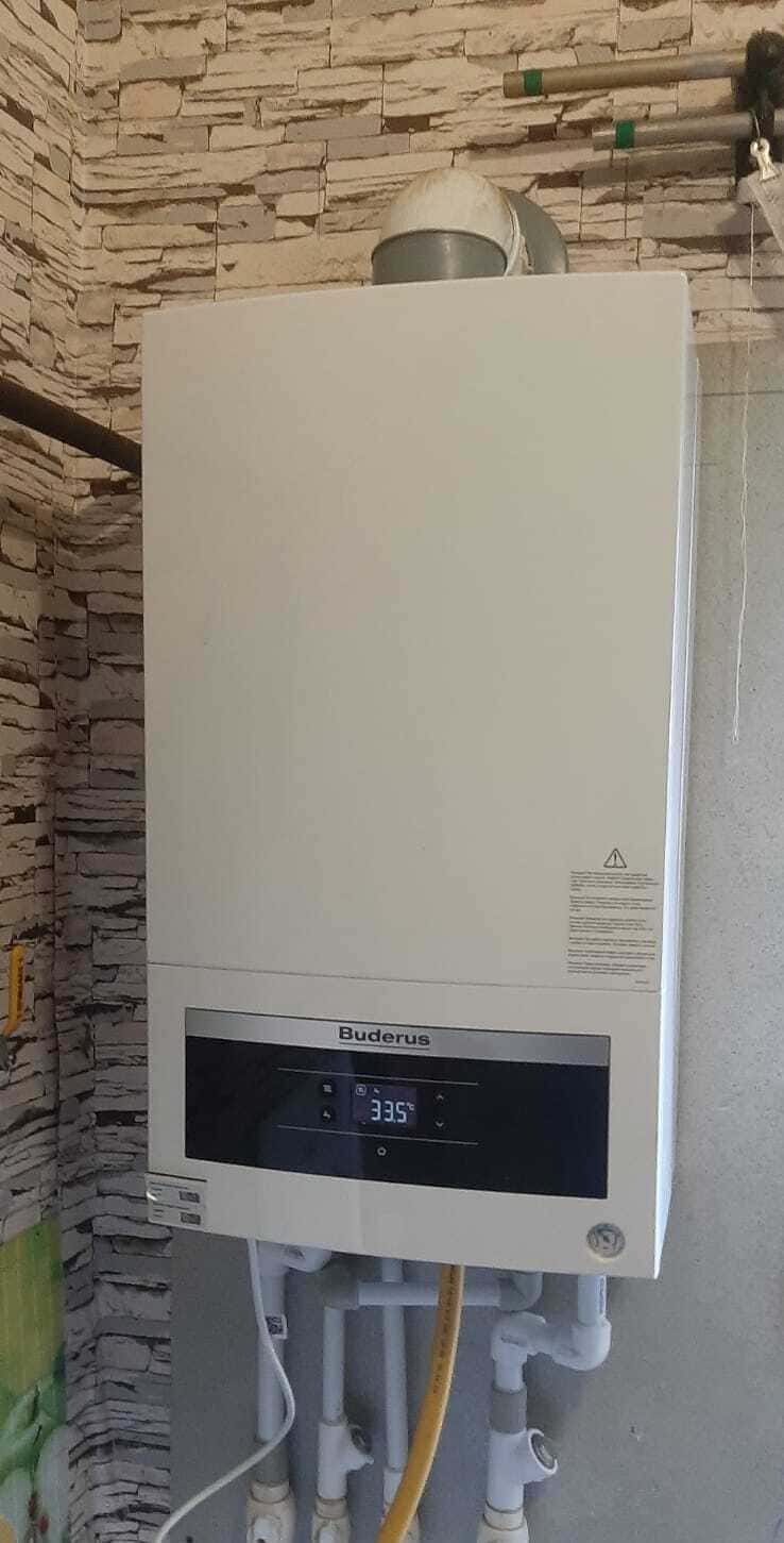 Монтаж газового котла Buderus (2023)