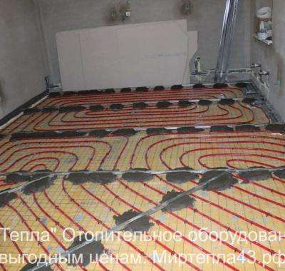 Монтаж теплых полов